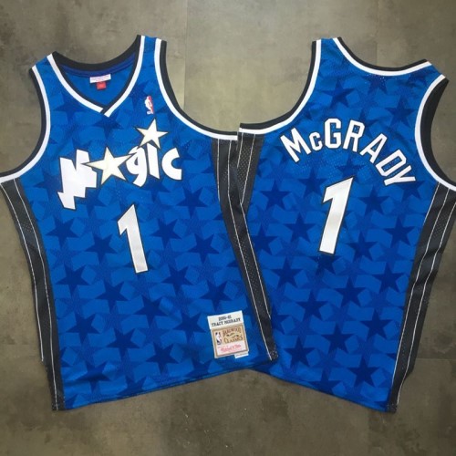 Men's Orlando Magic Tracy McGrady #1 Throwback Blue 00-01 Hardwood Classics Jersey Men's Orlando Magic Tracy McGrady #1 Throwback Blue 00-01 Hardwood Classics Jersey
