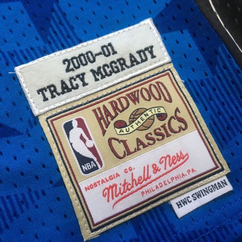 Men's Orlando Magic Tracy McGrady #1 Throwback Blue 00-01 Hardwood Classics Jersey Men's Orlando Magic Tracy McGrady #1 Throwback Blue 00-01 Hardwood Classics Jersey