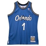 Men's Orlando Magic Anfernee Hardaway #1 Throwback Blue 94-95 Hardwood Classics Jersey