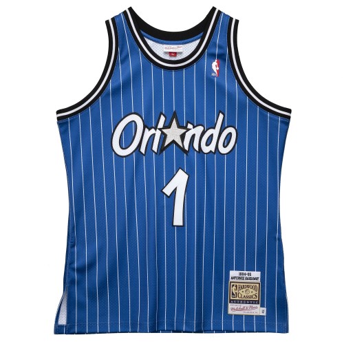 Men's Orlando Magic Anfernee Hardaway #1 Throwback Blue 94-95 Hardwood Classics Jersey Men's Orlando Magic Anfernee Hardaway #1 Throwback Blue 94-95 Hardwood Classics Jersey