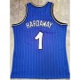 Men's Orlando Magic Anfernee Hardaway #1 Throwback Blue 94-95 Hardwood Classics Jersey Men's Orlando Magic Anfernee Hardaway #1 Throwback Blue 94-95 Hardwood Classics Jersey