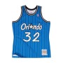 Men's Orlando Magic Shaquille O'Neal #32 Throwback Blue 94-95 Hardwood Classics Jersey Men's Orlando Magic Shaquille O'Neal #32 Throwback Blue 94-95 Hardwood Classics Jersey