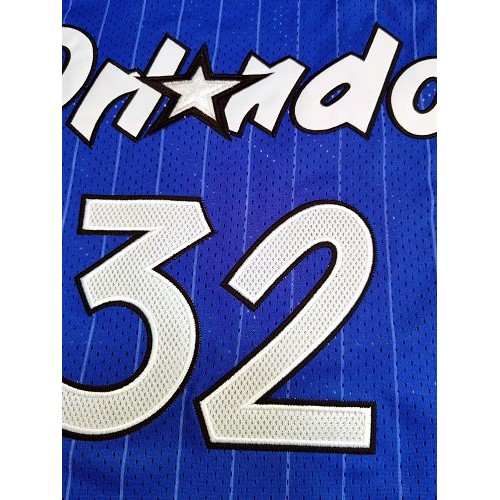 Men's Orlando Magic Shaquille O'Neal #32 Throwback Blue 94-95 Hardwood Classics Jersey Men's Orlando Magic Shaquille O'Neal #32 Throwback Blue 94-95 Hardwood Classics Jersey