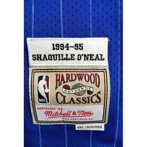Men's Orlando Magic Shaquille O'Neal #32 Throwback Blue 94-95 Hardwood Classics Jersey Men's Orlando Magic Shaquille O'Neal #32 Throwback Blue 94-95 Hardwood Classics Jersey
