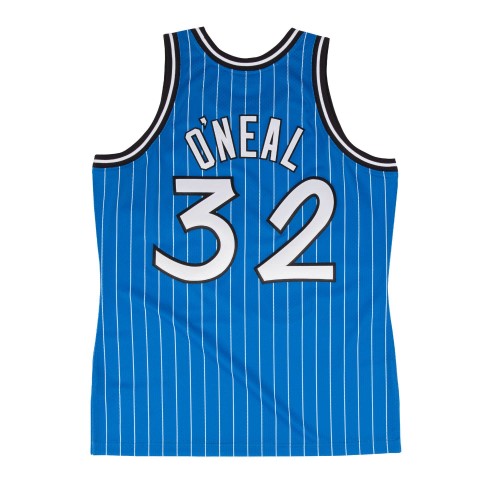 Men's Orlando Magic Shaquille O'Neal #32 Throwback Blue 94-95 Hardwood Classics Jersey Men's Orlando Magic Shaquille O'Neal #32 Throwback Blue 94-95 Hardwood Classics Jersey