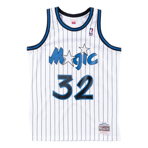 Men's Orlando Magic Shaquille O'Neal #32 Throwback White 93-94 Hardwood Classics Jersey