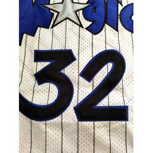Men's Orlando Magic Shaquille O'Neal #32 Throwback White 93-94 Hardwood Classics Jersey