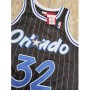 Men's Orlando Magic Shaquille O'Neal #32 Throwback Black 94-95 Hardwood Classics Jersey Men's Orlando Magic Shaquille O'Neal #32 Throwback Black 94-95 Hardwood Classics Jersey