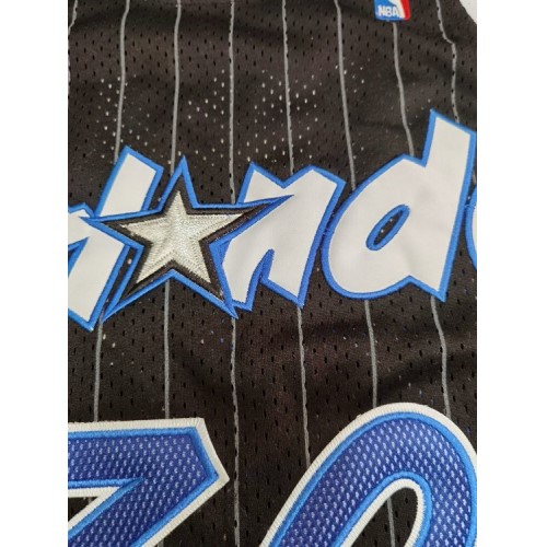 Men's Orlando Magic Shaquille O'Neal #32 Throwback Black 94-95 Hardwood Classics Jersey Men's Orlando Magic Shaquille O'Neal #32 Throwback Black 94-95 Hardwood Classics Jersey