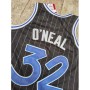 Men's Orlando Magic Shaquille O'Neal #32 Throwback Black 94-95 Hardwood Classics Jersey Men's Orlando Magic Shaquille O'Neal #32 Throwback Black 94-95 Hardwood Classics Jersey