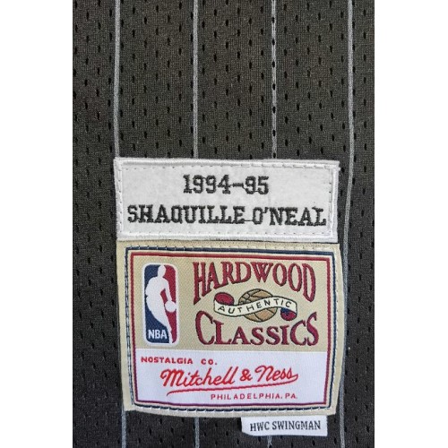 Men's Orlando Magic Shaquille O'Neal #32 Throwback Black 94-95 Hardwood Classics Jersey Men's Orlando Magic Shaquille O'Neal #32 Throwback Black 94-95 Hardwood Classics Jersey