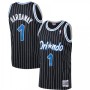 Men's Orlando Magic Anfernee Hardaway #1 Throwback Black 94-95 Hardwood Classics Jersey