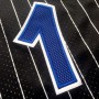 Men's Orlando Magic Anfernee Hardaway #1 Throwback Black 94-95 Hardwood Classics Jersey