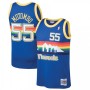 Men's Denver Nuggets Dikembe Mutombo #55 Blue 91-92 Hardwood Classics Swingman Jersey Men's Denver Nuggets Dikembe Mutombo #55 Blue 91-92 Hardwood Classics Swingman Jersey