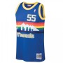 Men's Denver Nuggets Dikembe Mutombo #55 Blue 91-92 Hardwood Classics Swingman Jersey Men's Denver Nuggets Dikembe Mutombo #55 Blue 91-92 Hardwood Classics Swingman Jersey