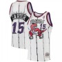 Men's Toronto Raptors Vince Carter #15 White 1998-99 Hardwood Classics Swingman Jersey Men's Toronto Raptors Vince Carter #15 White 1998-99 Hardwood Classics Swingman Jersey