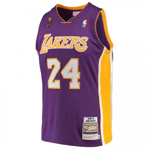 Men's Los Angeles Lakers Road Final Kobe Bryant #24 Throwback Purple 08-09 Hardwood Jersey Men's Los Angeles Lakers Road Final Kobe Bryant #24 Throwback Purple 08-09 Hardwood Jersey