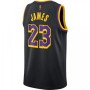 Men's Los Angeles Lakers LeBron James #23 Nike Black 2020/21 Swingman Player Jersey – Earned Edition Men's Los Angeles Lakers LeBron James #23 Nike Black 2020/21 Swingman Player Jersey – Earned Edition