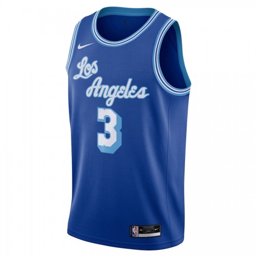 Men's Los Angeles Lakers Anthony Davis #3 Nike Blue 20/21 Swingman Jersey - Classic Edition Men's Los Angeles Lakers Anthony Davis #3 Nike Blue 20/21 Swingman Jersey - Classic Edition