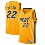 Men's Miami Heat Jimmy Butler #22 Nike Yellow 20/21 Swingman Jersey - Earned Edition Men's Miami Heat Jimmy Butler #22 Nike Yellow 20/21 Swingman Jersey - Earned Edition