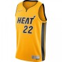 Men's Miami Heat Jimmy Butler #22 Nike Yellow 20/21 Swingman Jersey - Earned Edition Men's Miami Heat Jimmy Butler #22 Nike Yellow 20/21 Swingman Jersey - Earned Edition