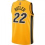 Men's Miami Heat Jimmy Butler #22 Nike Yellow 20/21 Swingman Jersey - Earned Edition Men's Miami Heat Jimmy Butler #22 Nike Yellow 20/21 Swingman Jersey - Earned Edition