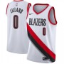 Men's Portland Trail Blazers Damian Lillard #0 Nike White Swingman Jersey - Association Edition Men's Portland Trail Blazers Damian Lillard #0 Nike White Swingman Jersey - Association Edition