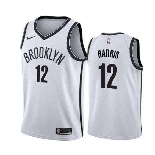 Men's Brooklyn Nets Joe Harris #12 White 20/21 Swingman Jersey - Association Edition Men's Brooklyn Nets Joe Harris #12 White 20/21 Swingman Jersey - Association Edition