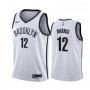 Men's Brooklyn Nets Joe Harris #12 White 20/21 Swingman Jersey - Association Edition Men's Brooklyn Nets Joe Harris #12 White 20/21 Swingman Jersey - Association Edition