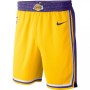 Men's Los Angeles Lakers Nike Yellow NBA Swingman Short - Icon Edition Men's Los Angeles Lakers Nike Yellow NBA Swingman Short - Icon Edition