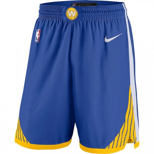 Men's Golden State Warriors Nike Blue NBA Swingman Shorts - Icon Edition Men's Golden State Warriors Nike Blue NBA Swingman Shorts - Icon Edition