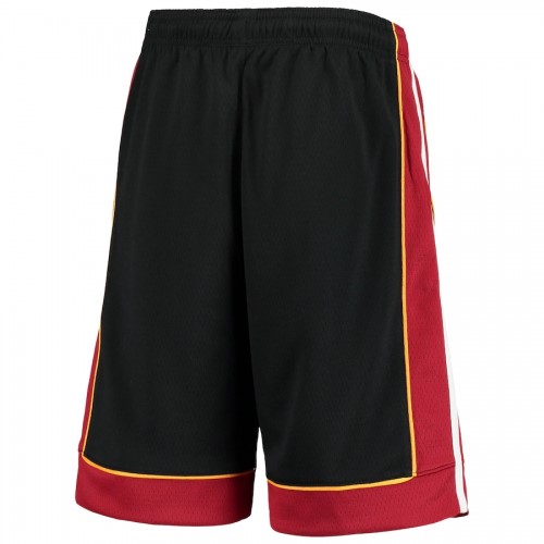Men's Miami Heat Nike Black 2020/21 Swingman Shorts - Icon Edition Men's Miami Heat Nike Black 2020/21 Swingman Shorts - Icon Edition