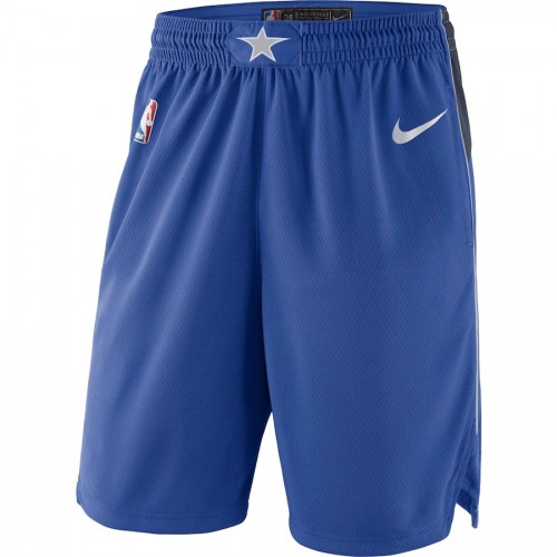 Men's Dallas Mavericks Nike Blue 2019/20 Swingman Shorts - Icon Edition Men's Dallas Mavericks Nike Blue 2019/20 Swingman Shorts - Icon Edition