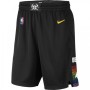 Men's Denver Nuggets Nike Black 2019/20 Swingman Shorts - City Edition Men's Denver Nuggets Nike Black 2019/20 Swingman Shorts - City Edition