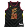 Men's Cleveland Cavaliers Lebron James #23 Jordan Black Swingman Jersey - Statement Edition Men's Cleveland Cavaliers Lebron James #23 Jordan Black Swingman Jersey - Statement Edition