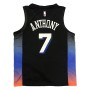 Men's New York Knicks Carmelo Anthony #7 Nike Black 2020/21 Swingman Jersey - City Edition Men's New York Knicks Carmelo Anthony #7 Nike Black 2020/21 Swingman Jersey - City Edition