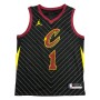 Men's Cleveland Cavaliers Derrick Rose #1 Jordan Black Swingman Jersey - Statement Edition Men's Cleveland Cavaliers Derrick Rose #1 Jordan Black Swingman Jersey - Statement Edition