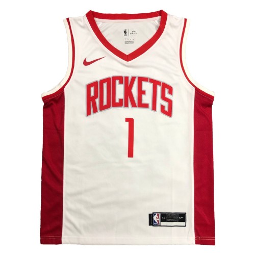 Men's Houston Rockets Tracy McGrady #1 Nike White Swingman Jersey - Association Edition Men's Houston Rockets Tracy McGrady #1 Nike White Swingman Jersey - Association Edition