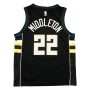 Men's Milwaukee Bucks Khris Middleton #22 Nike Black Swingman Jersey - Statement Edition Men's Milwaukee Bucks Khris Middleton #22 Nike Black Swingman Jersey - Statement Edition
