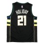 Men's Milwaukee Bucks Jrue Holiday #21 Nike Black Swingman Jersey - Statement Edition Men's Milwaukee Bucks Jrue Holiday #21 Nike Black Swingman Jersey - Statement Edition