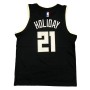 Men's Milwaukee Bucks Jrue Holiday #21 Jordan Black 2020/21 Swingman Jersey - Statement Edition Men's Milwaukee Bucks Jrue Holiday #21 Jordan Black 2020/21 Swingman Jersey - Statement Edition