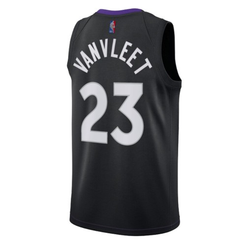 Men's Toronto Raptors Fred VanVleet #23 Nike Black&Purple 2021 Swingman Jersey - Earned Edition Men's Toronto Raptors Fred VanVleet #23 Nike Black&Purple 2021 Swingman Jersey - Earned Edition