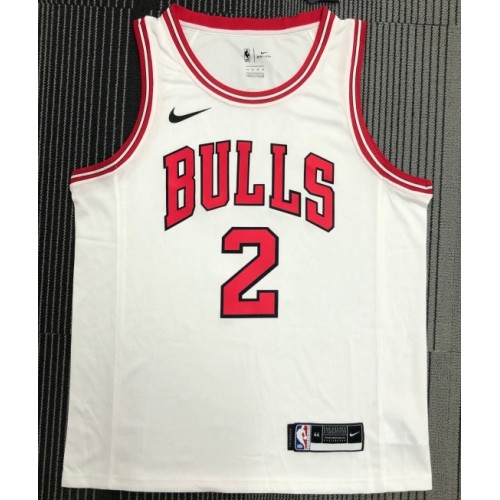 Men's Chicago Bulls Lonzo Ball #2 Nike White Swingman Jersey - Association Edition Men's Chicago Bulls Lonzo Ball #2 Nike White Swingman Jersey - Association Edition