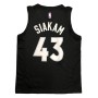 Men's Toronto Raptors Pascal Siakam #43 Nike Black&Purple 2021 Swingman NBA Jersey - Earned Edition Men's Toronto Raptors Pascal Siakam #43 Nike Black&Purple 2021 Swingman NBA Jersey - Earned Edition