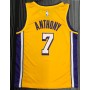 Men's Los Angeles Lakers Carmelo Anthony #7 Nike Yellow Swingman Jersey - Icon Edition Men's Los Angeles Lakers Carmelo Anthony #7 Nike Yellow Swingman Jersey - Icon Edition