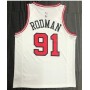 Men's Chicago Bulls Dennis Rodman #91 Nike White Swingman Jersey - Association Edition Men's Chicago Bulls Dennis Rodman #91 Nike White Swingman Jersey - Association Edition