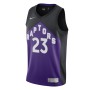Men's Toronto Raptors Fred VanVleet #23 Nike Black&Purple 2021 Swingman Jersey - Earned Edition Men's Toronto Raptors Fred VanVleet #23 Nike Black&Purple 2021 Swingman Jersey - Earned Edition