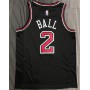 Men's Chicago Bulls Lonzo Ball #2 Nike Black Swingman Jersey - Statement Edition Men's Chicago Bulls Lonzo Ball #2 Nike Black Swingman Jersey - Statement Edition