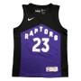 Men's Toronto Raptors Fred VanVleet #23 Nike Black&Purple 2021 Swingman Jersey - Earned Edition Men's Toronto Raptors Fred VanVleet #23 Nike Black&Purple 2021 Swingman Jersey - Earned Edition