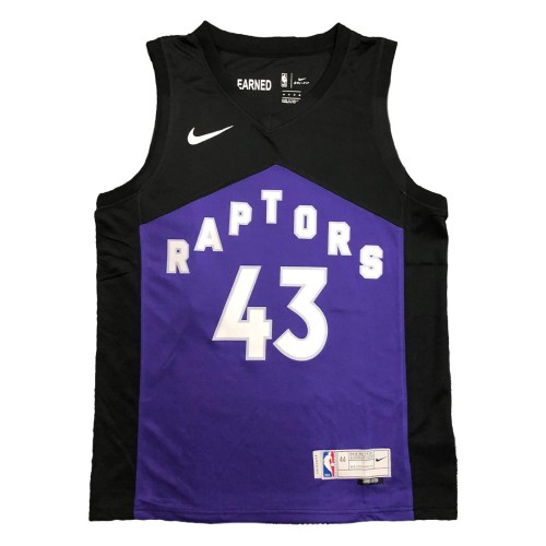 Men's Toronto Raptors Pascal Siakam #43 Nike Black&Purple 2021 Swingman NBA Jersey - Earned Edition Men's Toronto Raptors Pascal Siakam #43 Nike Black&Purple 2021 Swingman NBA Jersey - Earned Edition